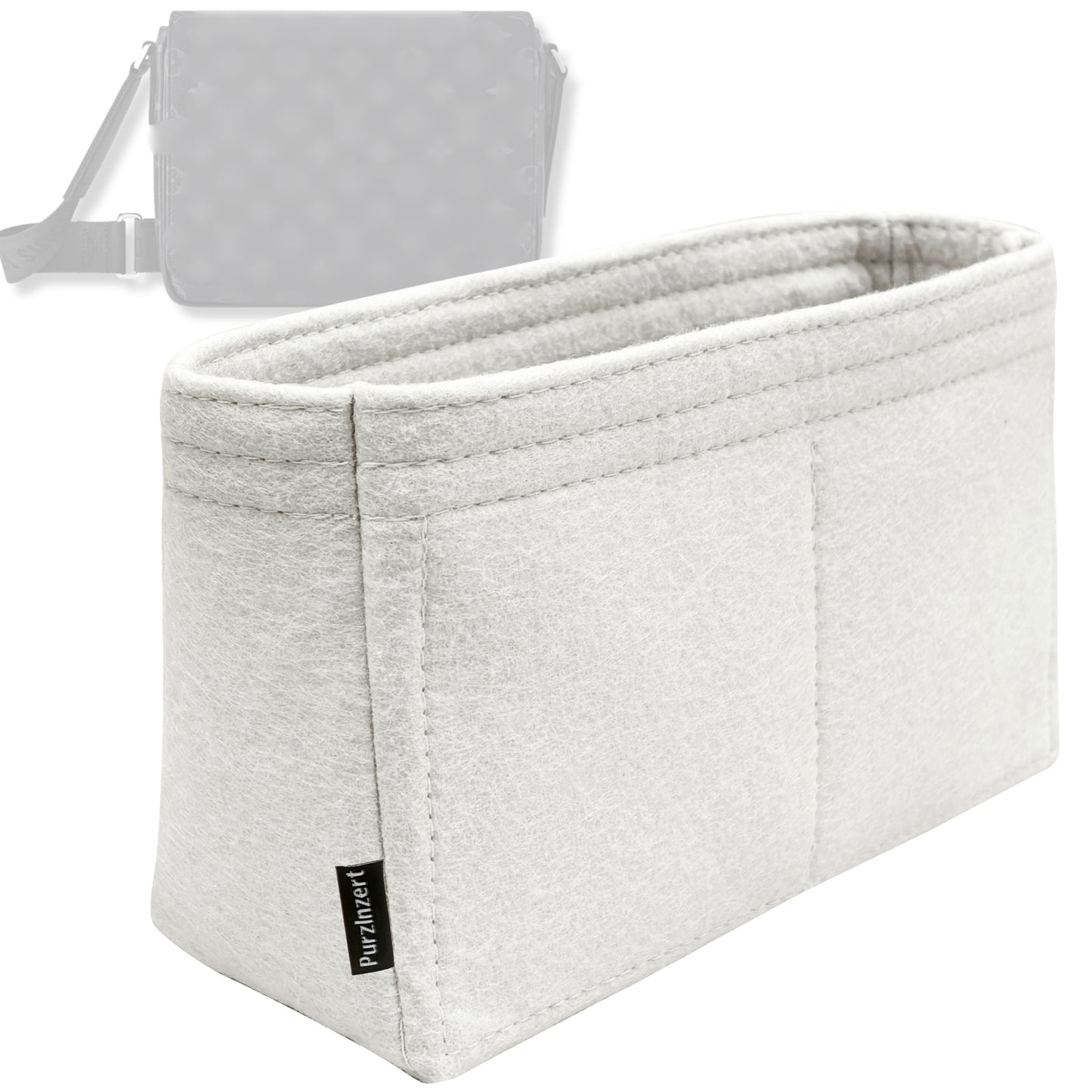 Bag Insert for (LV, District PM) Organizer Tote Purse Organiser Liner Shaper [Premium Felt Material]