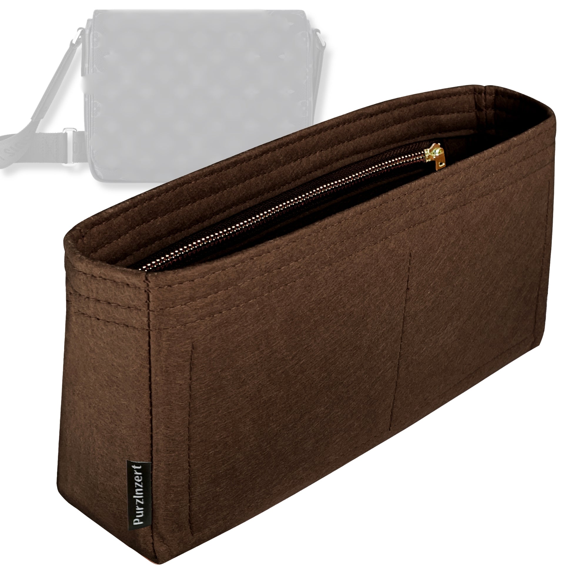 Bag Insert for (LV, District MM) Organizer Tote Purse Organiser Liner Shaper [Premium Felt Material]