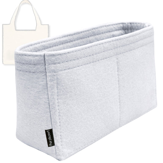 Bag Insert for (Loewe, Mini Font Tote in raffia) Organizer Tote Purse Organiser Liner Shaper [Premium Felt Material]