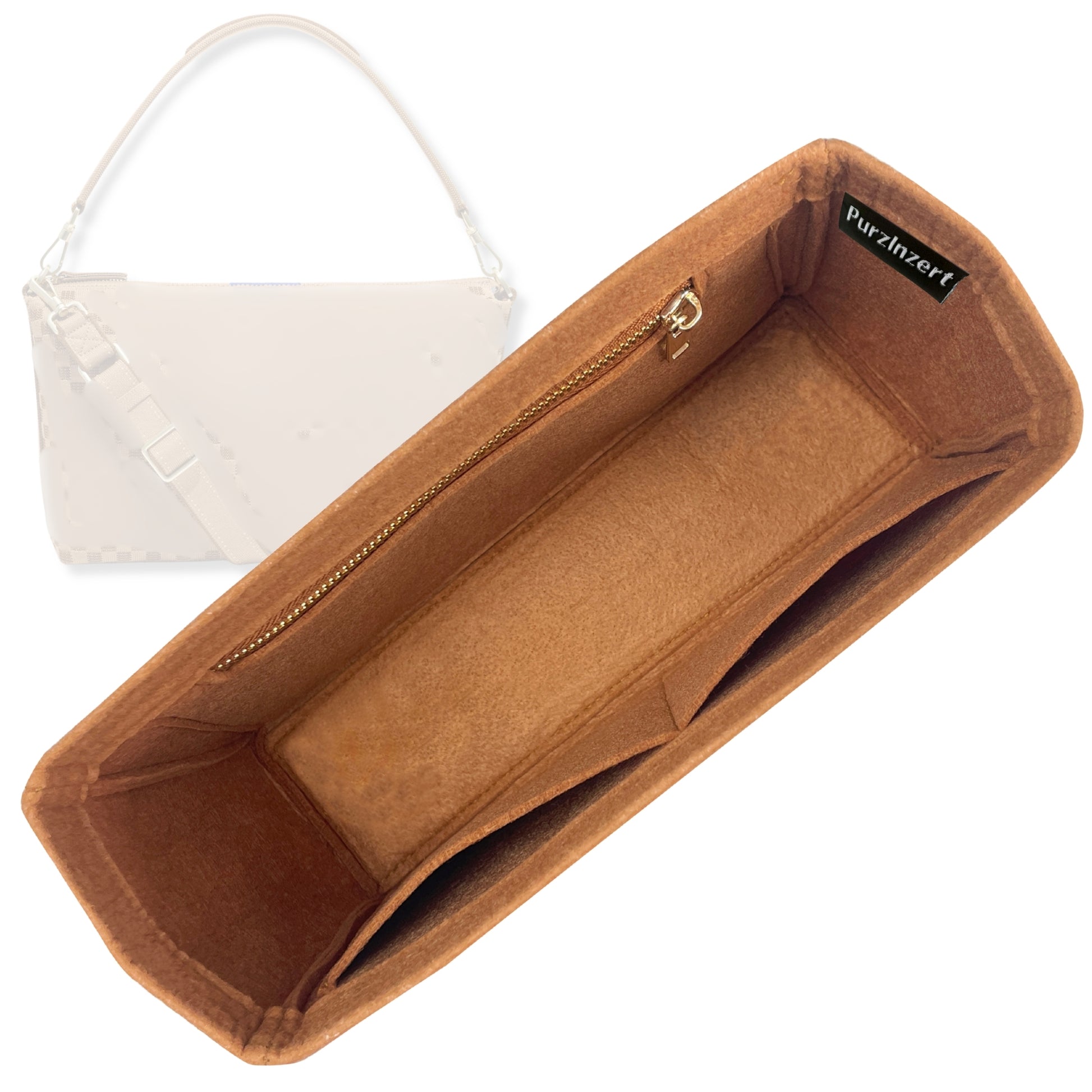 Bag Insert for (Rothys, The Daily Crossbody) Organizer Tote Purse Organiser Liner Shaper [Premium Felt Material]