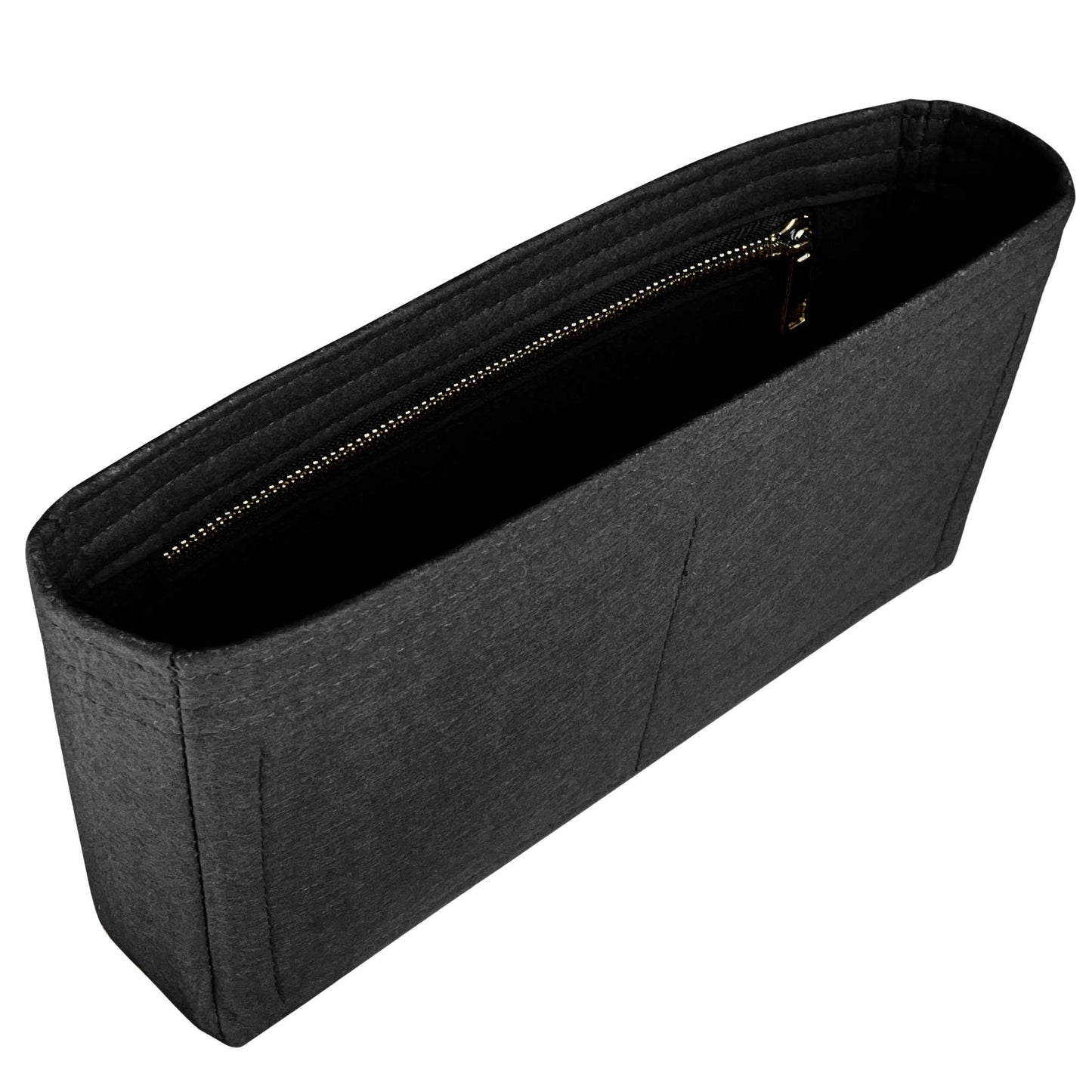 Bag Insert for (Mulberry, East West Bayswater Clutch) Organizer of Felt Fabric