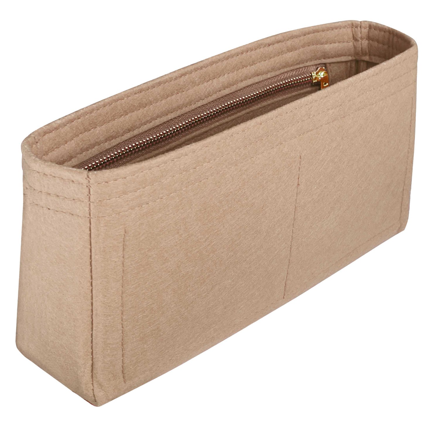 Bag Insert for (Mulberry, East West Bayswater Clutch) Organizer of Felt Fabric