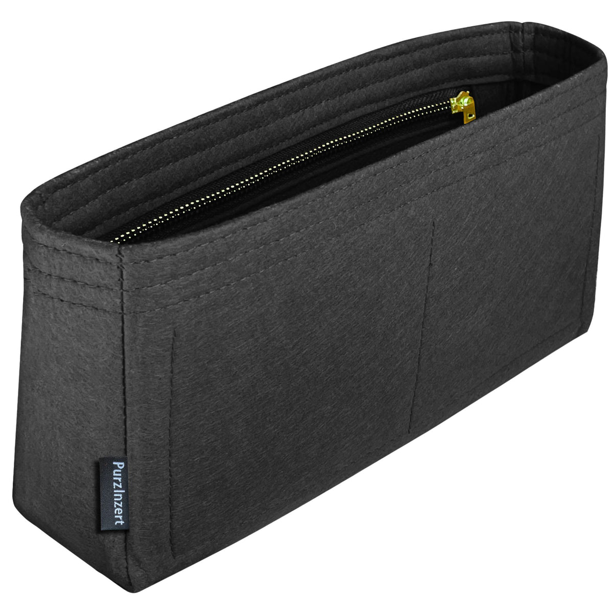 Bag Insert for (Tory Burch, Regular Charlie Drawstring Shoulder Bag) Organizer of Felt Fabric
