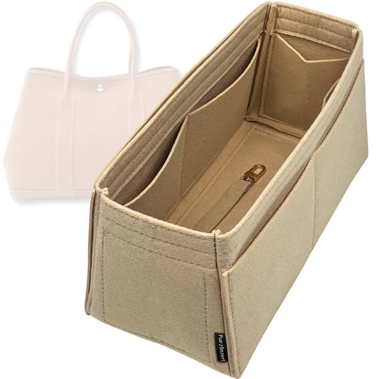 Bag Insert for (Hermes, Garden Party 49) Organizer Tote Purse Organiser Liner Shaper [Premium Felt Material]