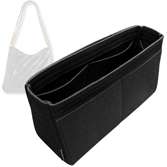 Bag Insert for (Balenciaga, Crush Hobo Bag Medium) Organizer Tote Purse Organiser Liner Shaper [Premium Felt Material]