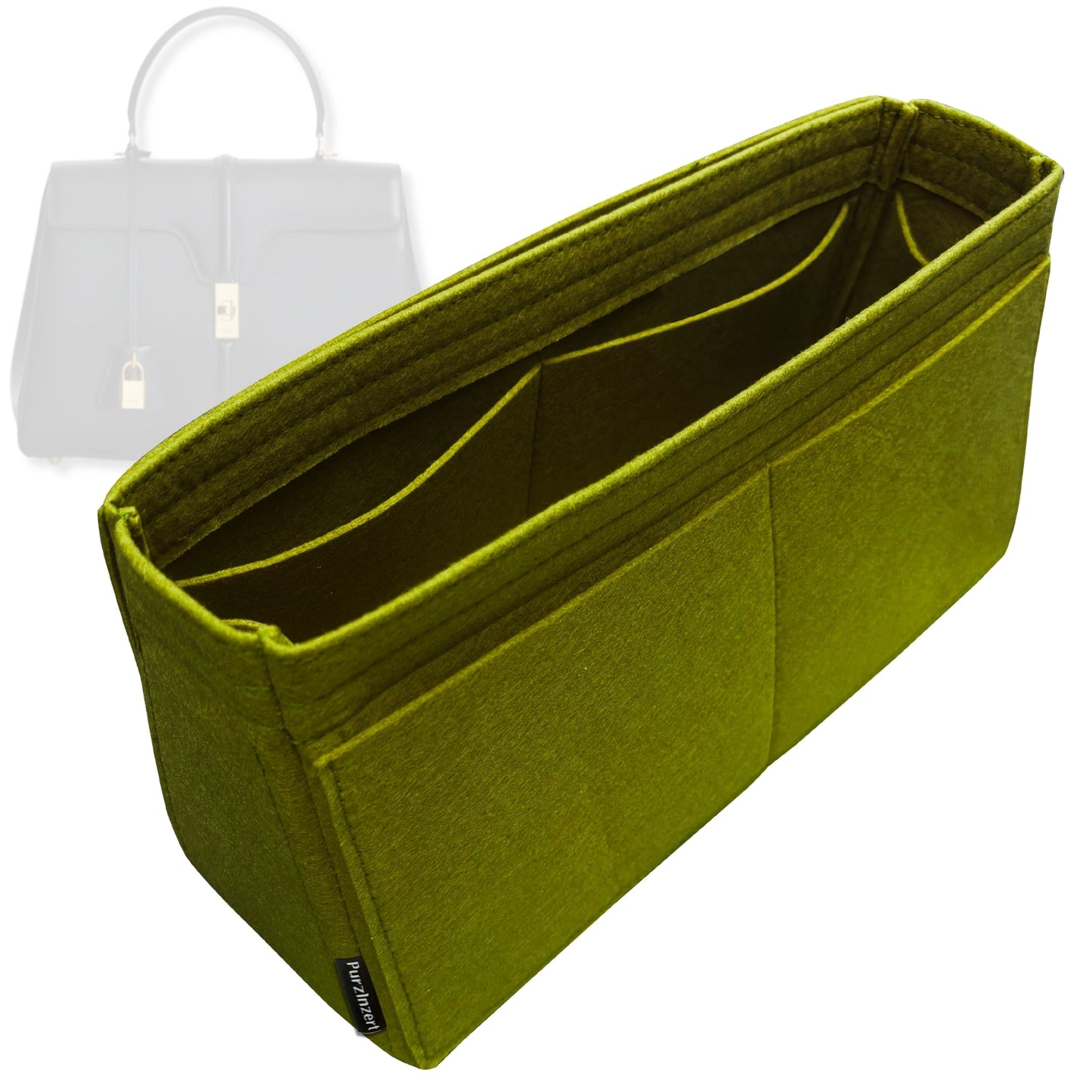 Bag Insert for (Celine, Small 16 Bag) Organizer Tote Purse Organiser Liner Shaper [Premium Felt Material]