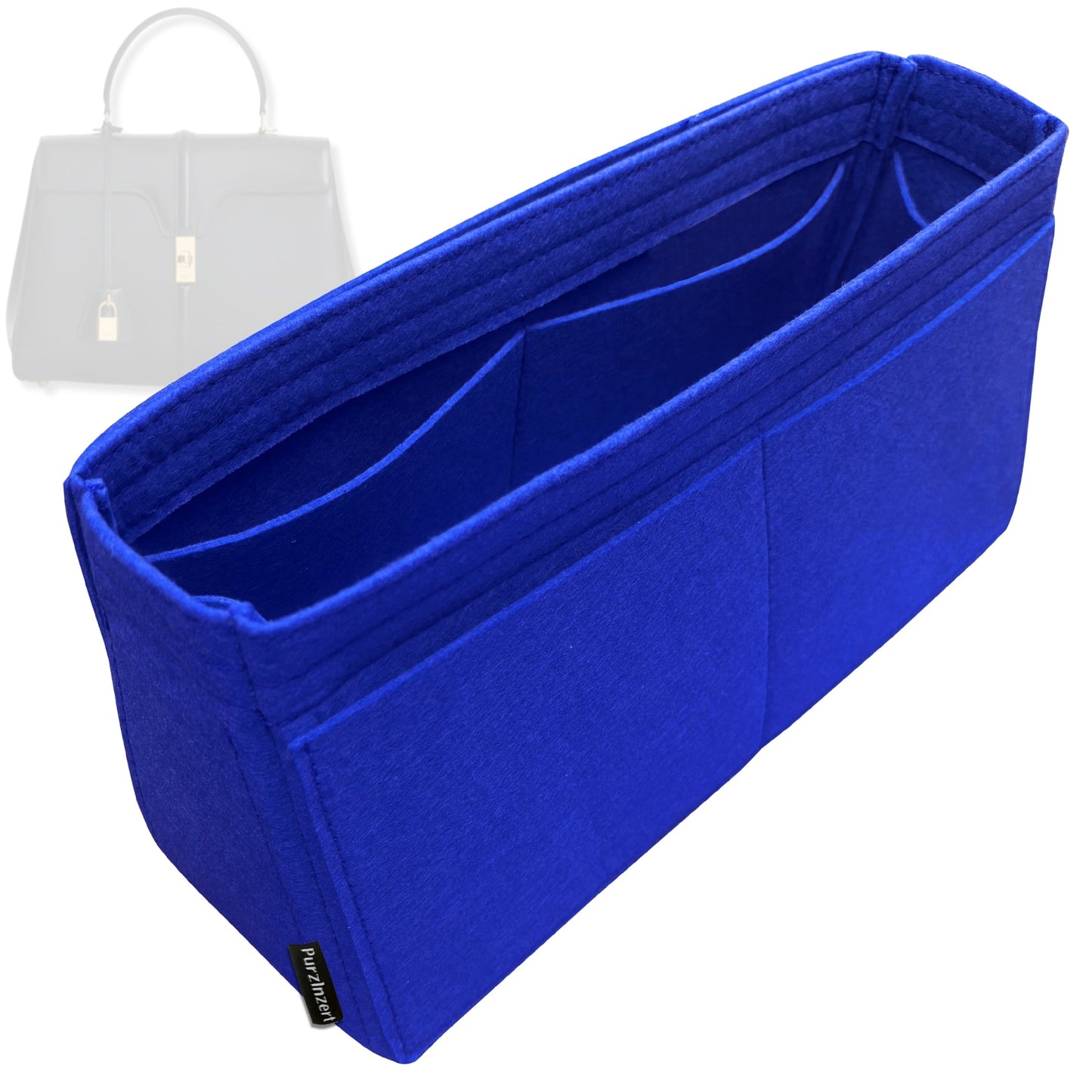 Bag Insert for (Celine, Mini 16 Bag) Organizer Tote Purse Organiser Liner Shaper [Premium Felt Material]