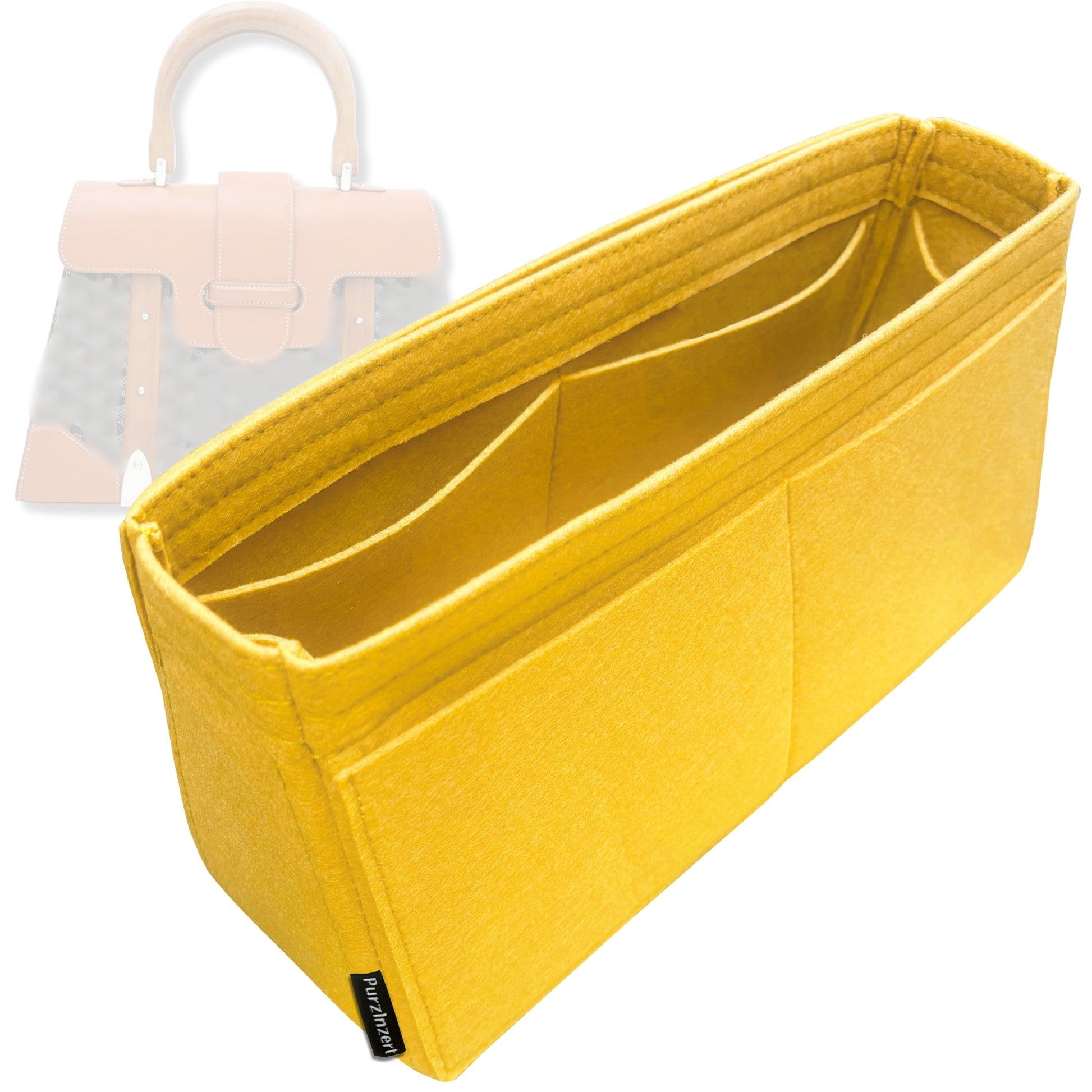Bag Insert for (Goyard, Saigon PM) Organizer Tote Purse Organiser Liner Shaper [Premium Felt Material]