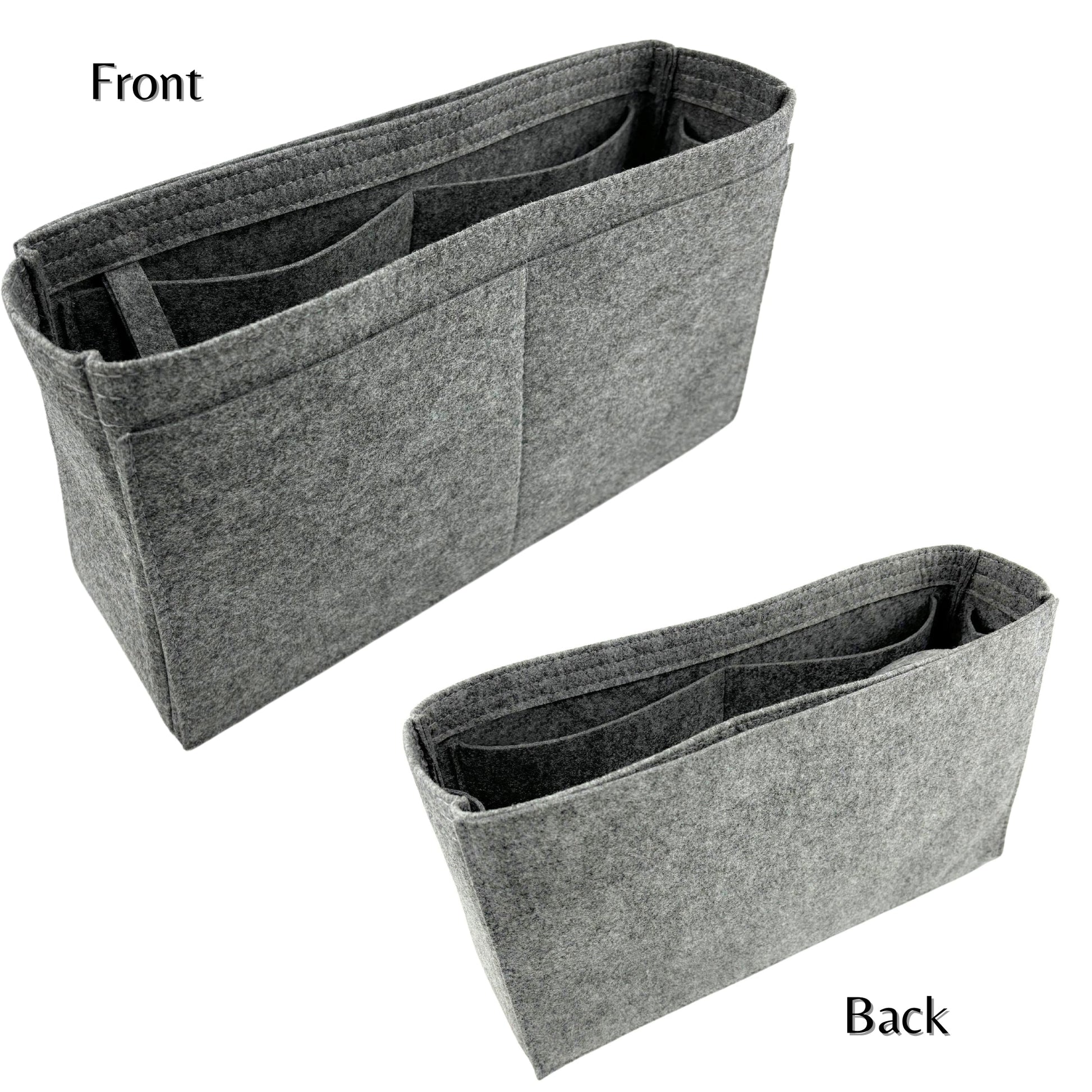 Bag Insert for (Hermes, Garden Party 30) Organizer Tote Purse Organiser Liner Shaper [Premium Felt Material]