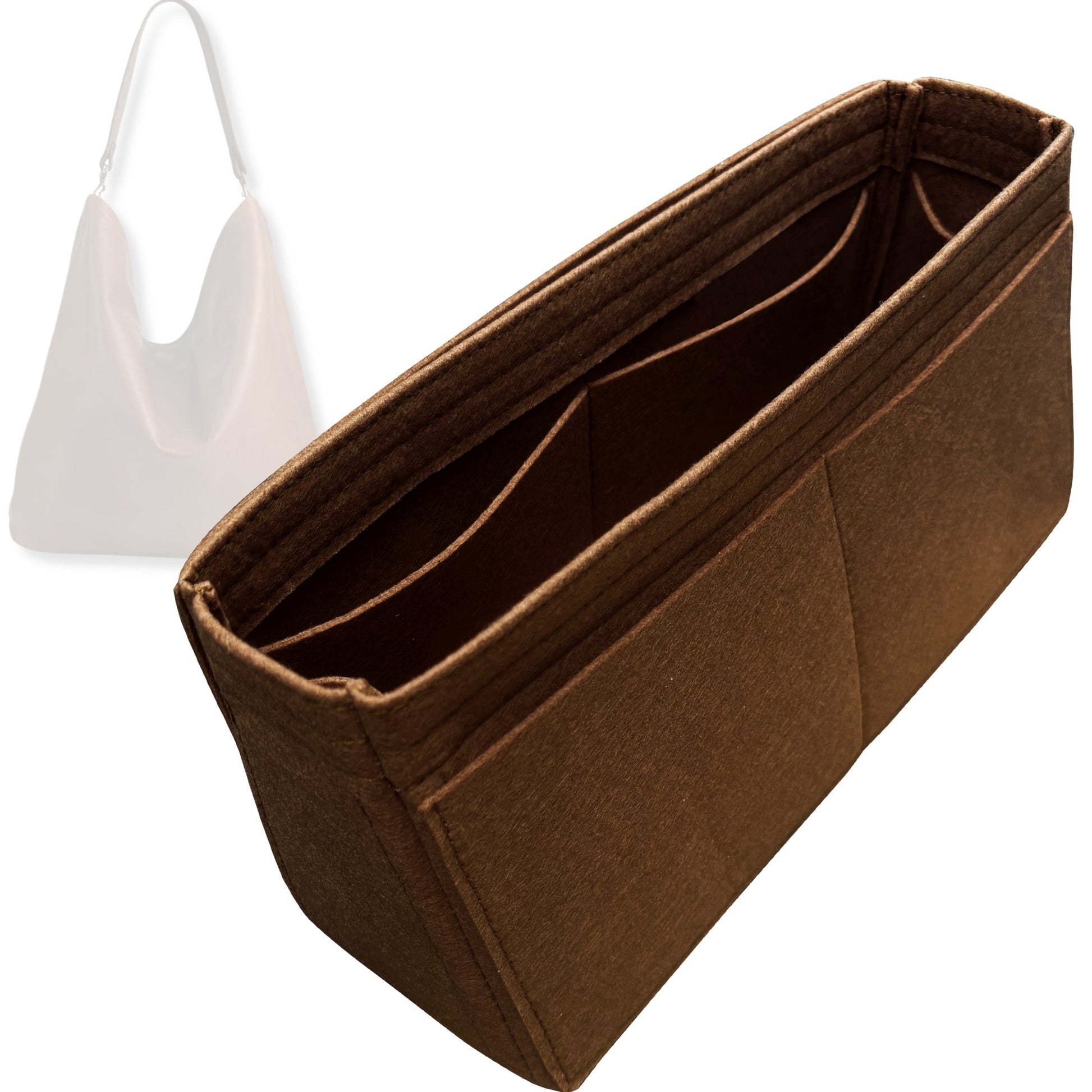 Bag Insert for (Parker Thatch, Jane Bag) Organizer Tote Purse Organiser Liner Shaper [Premium Felt Material]