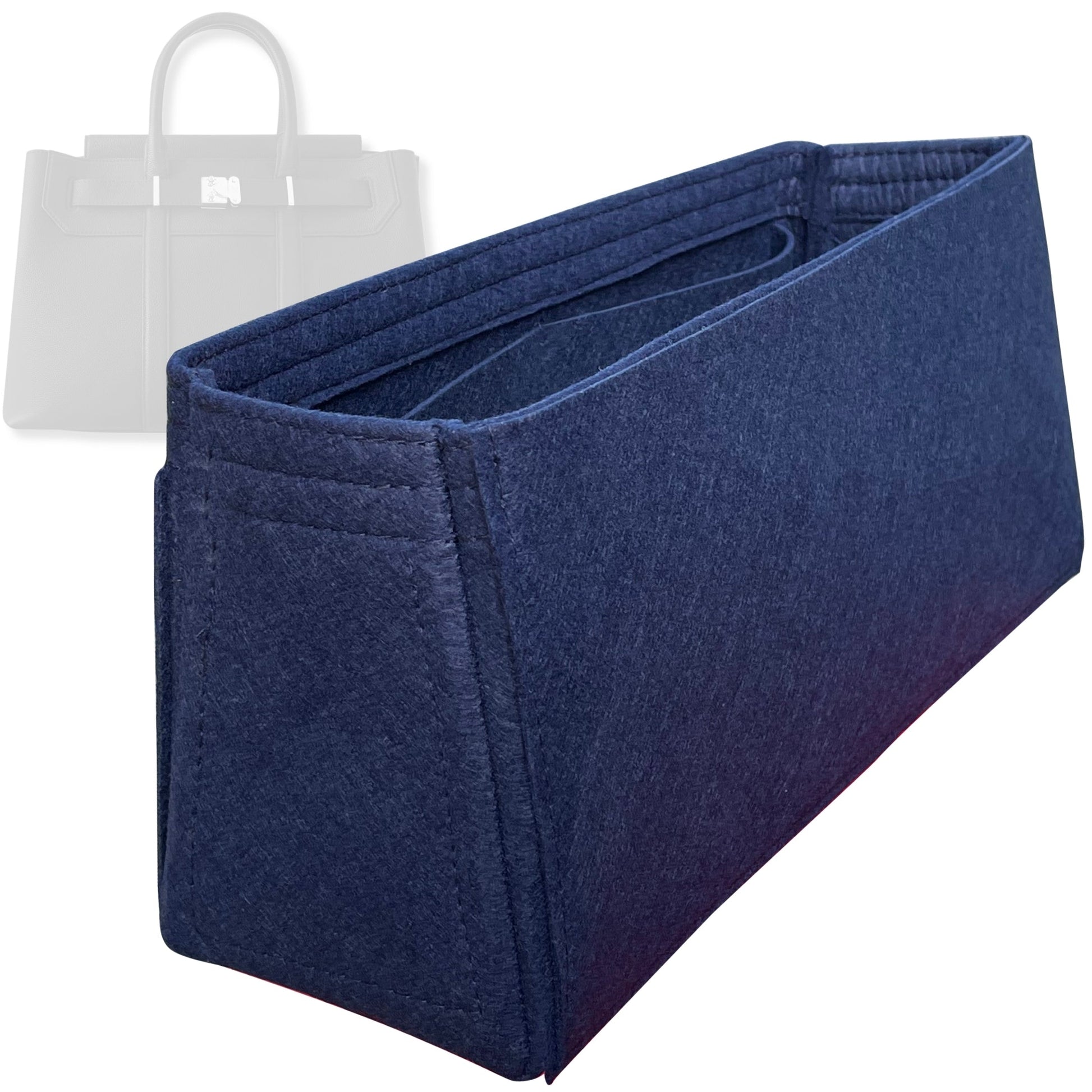 Bag Insert for (LV, Georges Tote MM H30) Organizer Tote Purse Organiser Liner Shaper [Premium Felt Material]
