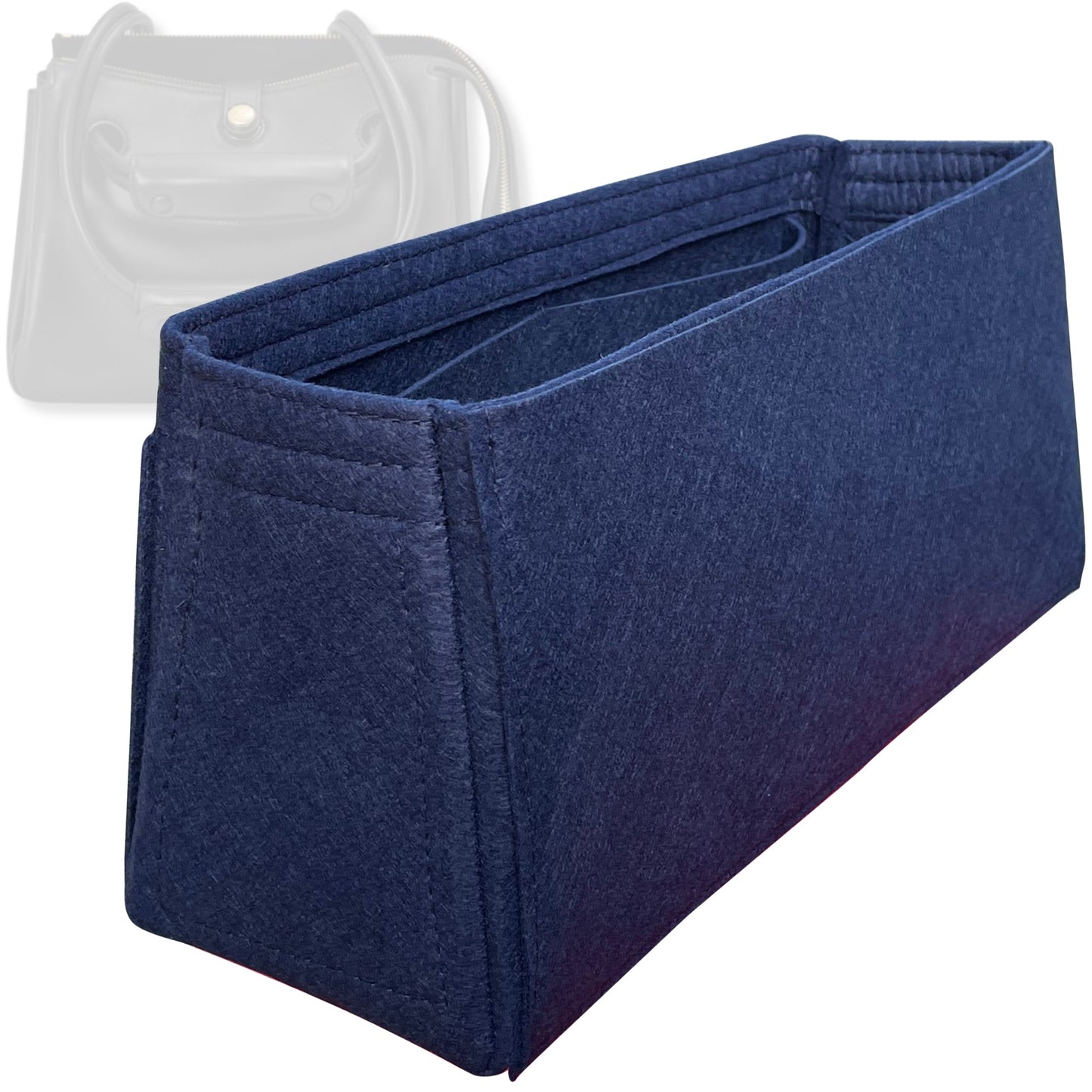 Bag Insert for (Loewe, Large Madrid bag) Organizer Tote Purse Organiser Liner Shaper [Premium Felt Material]