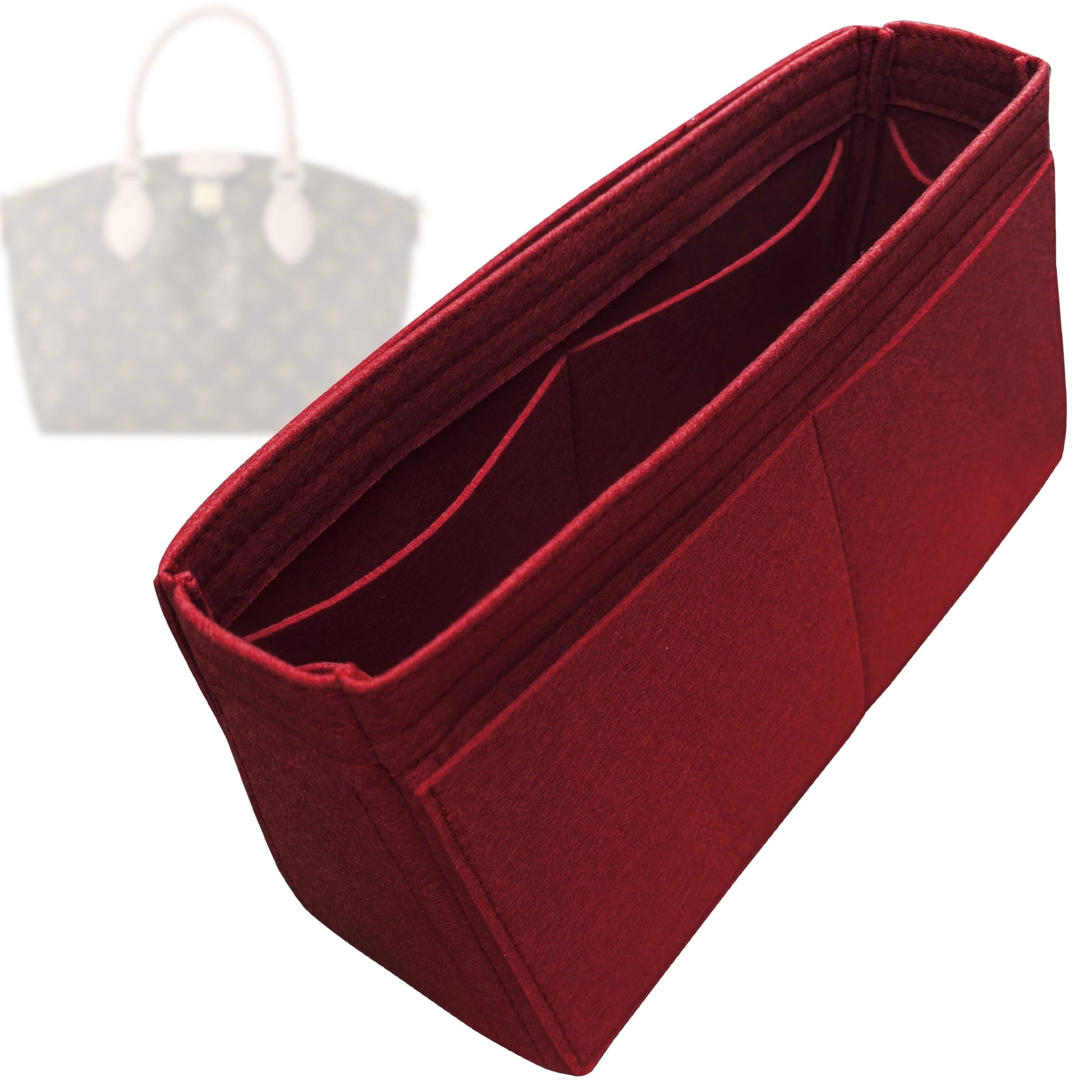 Bag Insert for (LV, Boetie PM) Organizer Tote Purse Organiser Liner Shaper [Premium Felt Material]