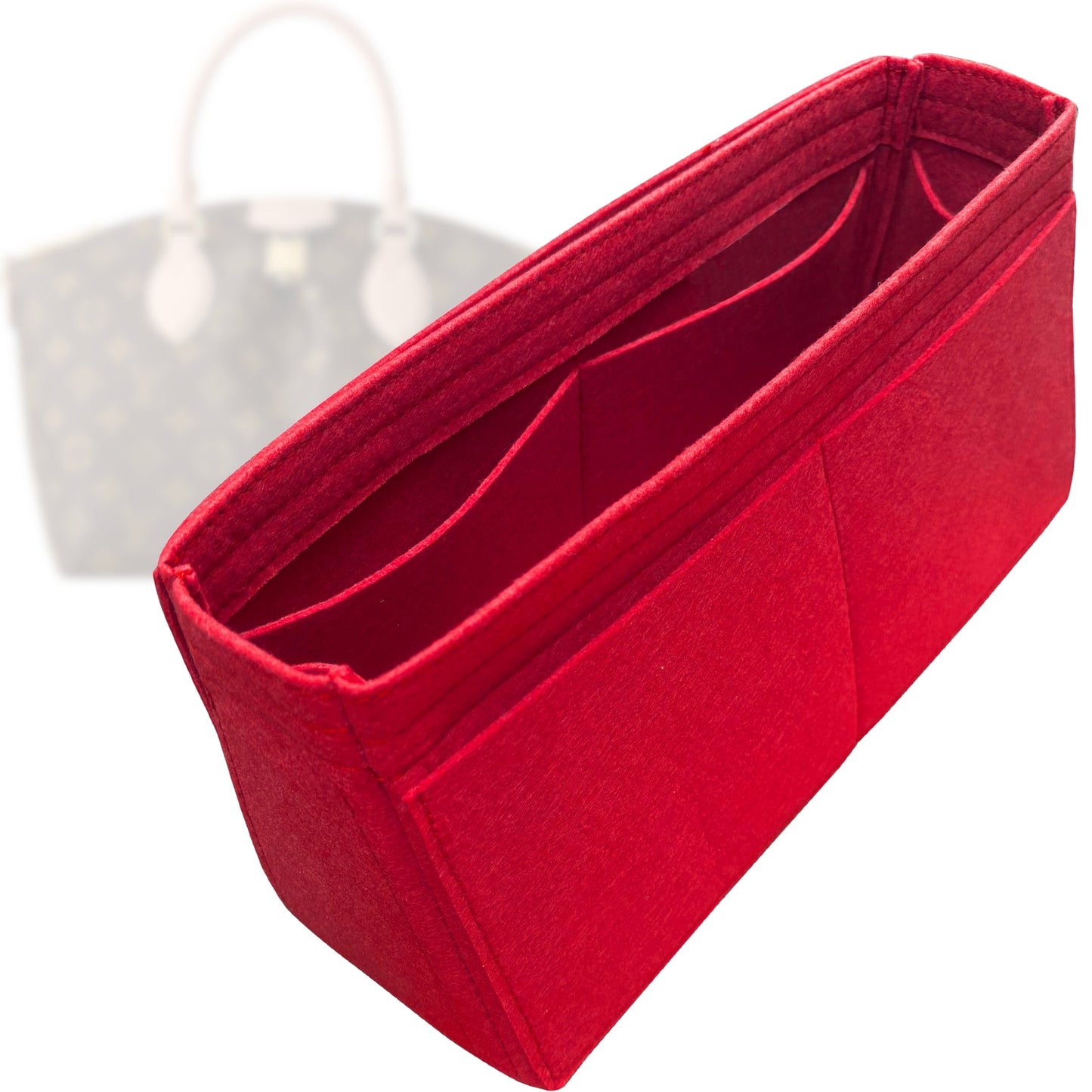 Bag Insert for (LV, Boetie MM) Organizer Tote Purse Organiser Liner Shaper [Premium Felt Material]