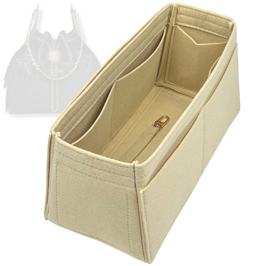 Bag Insert for (Chanel, 25 Medium Handbag) Organizer Tote Purse Organiser Liner Shaper [Premium Felt Material]
