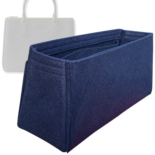 Bag Insert for (Prada, Galleria Large) Organizer Tote Purse Organiser Liner Shaper [Premium Felt Material]