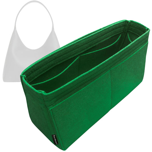 Bag Insert for (Mansur Gavriel, Candy Hobo) Organizer Tote Purse Organiser Liner Shaper [Premium Felt Material]