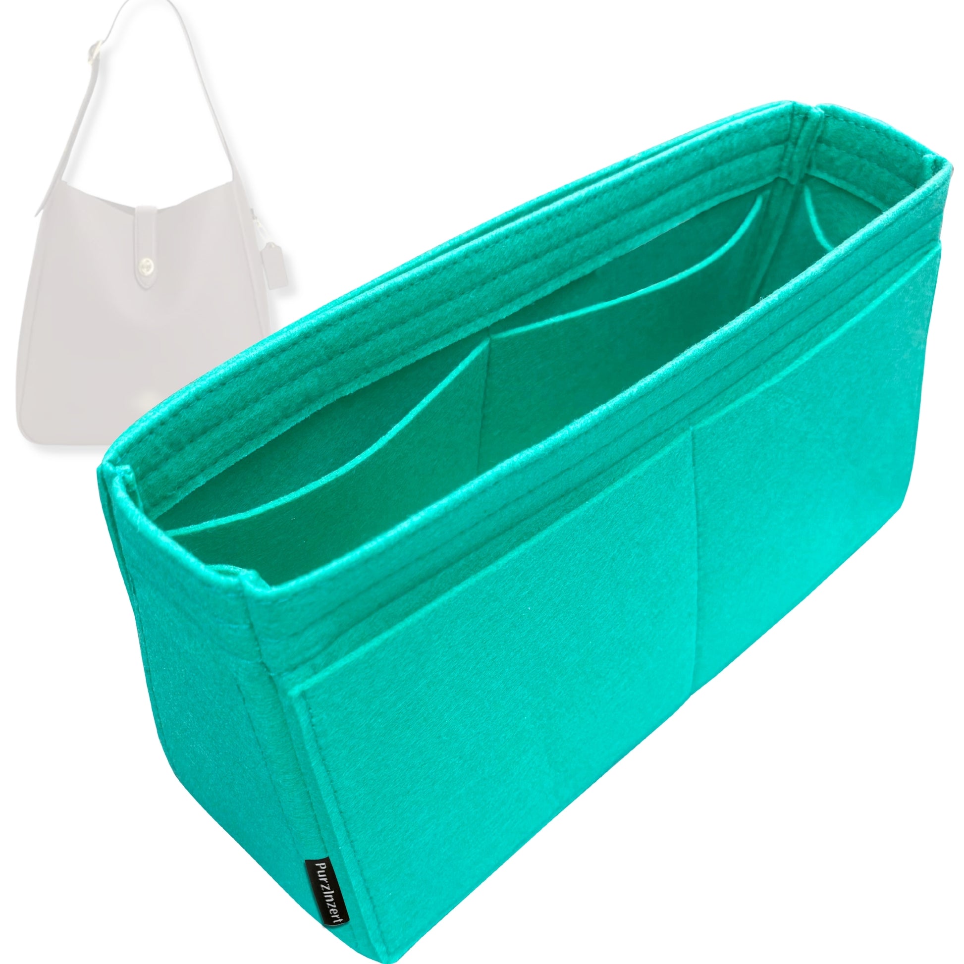 Bag Insert for (Coach, Hadley Large Shoulder Bag) Organizer Tote Purse Organiser Liner Shaper [Premium Felt Material]