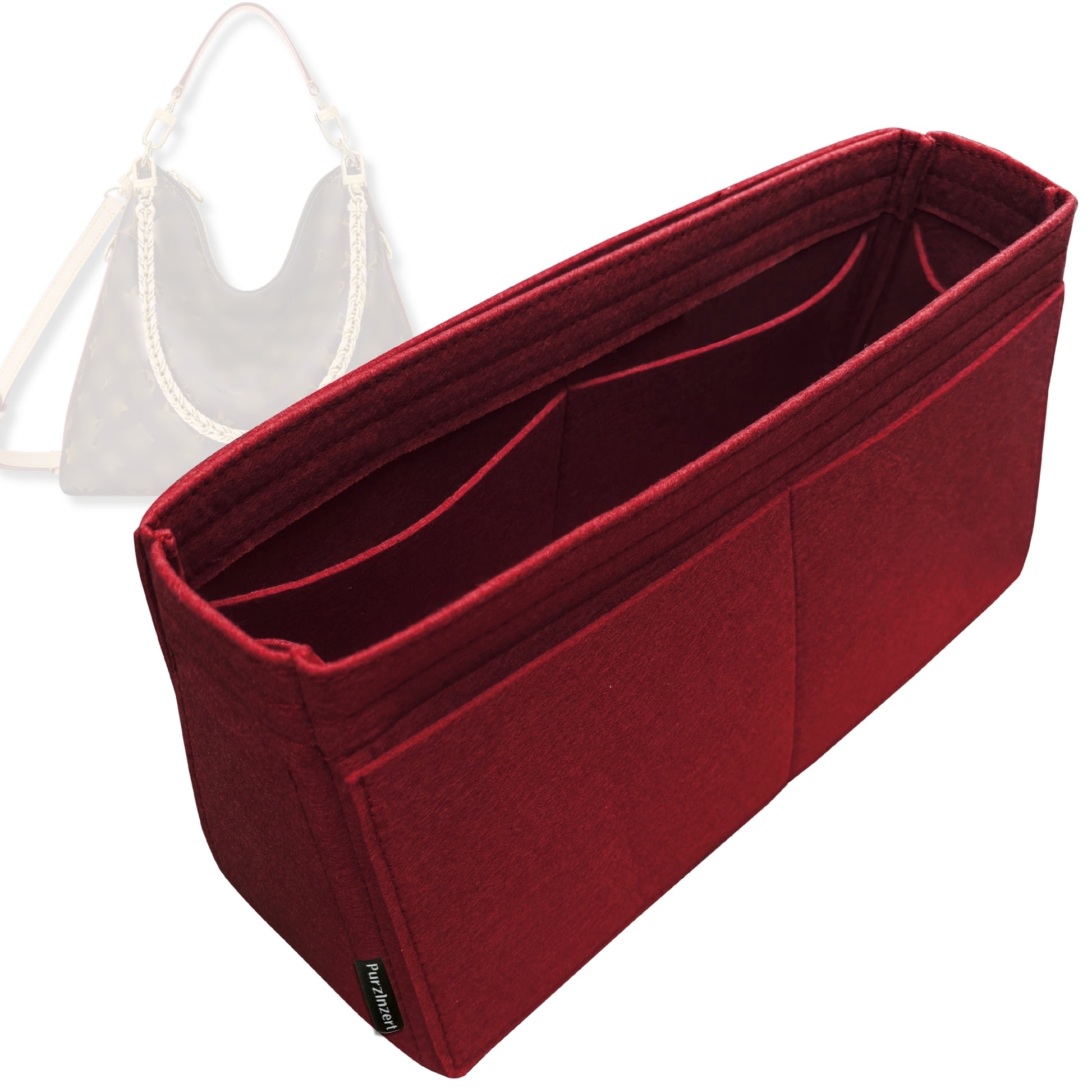 Bag Insert for (LV, Multipass) Organizer Tote Purse Organiser Liner Shaper [Premium Felt Material]