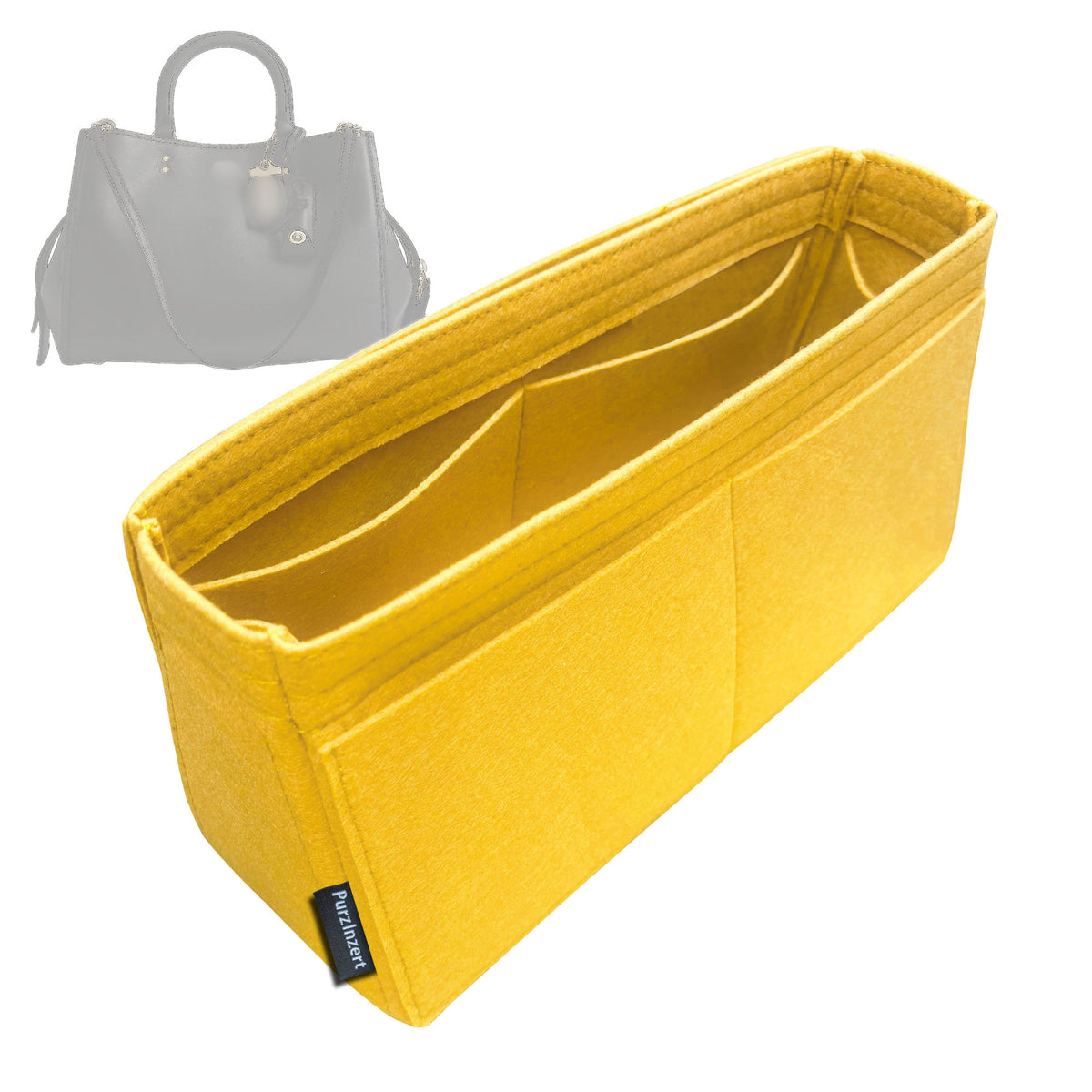 Bag Insert for (Coach, Rogue 31) Organizer Tote Purse Organiser Liner Shaper [Premium Felt Material]