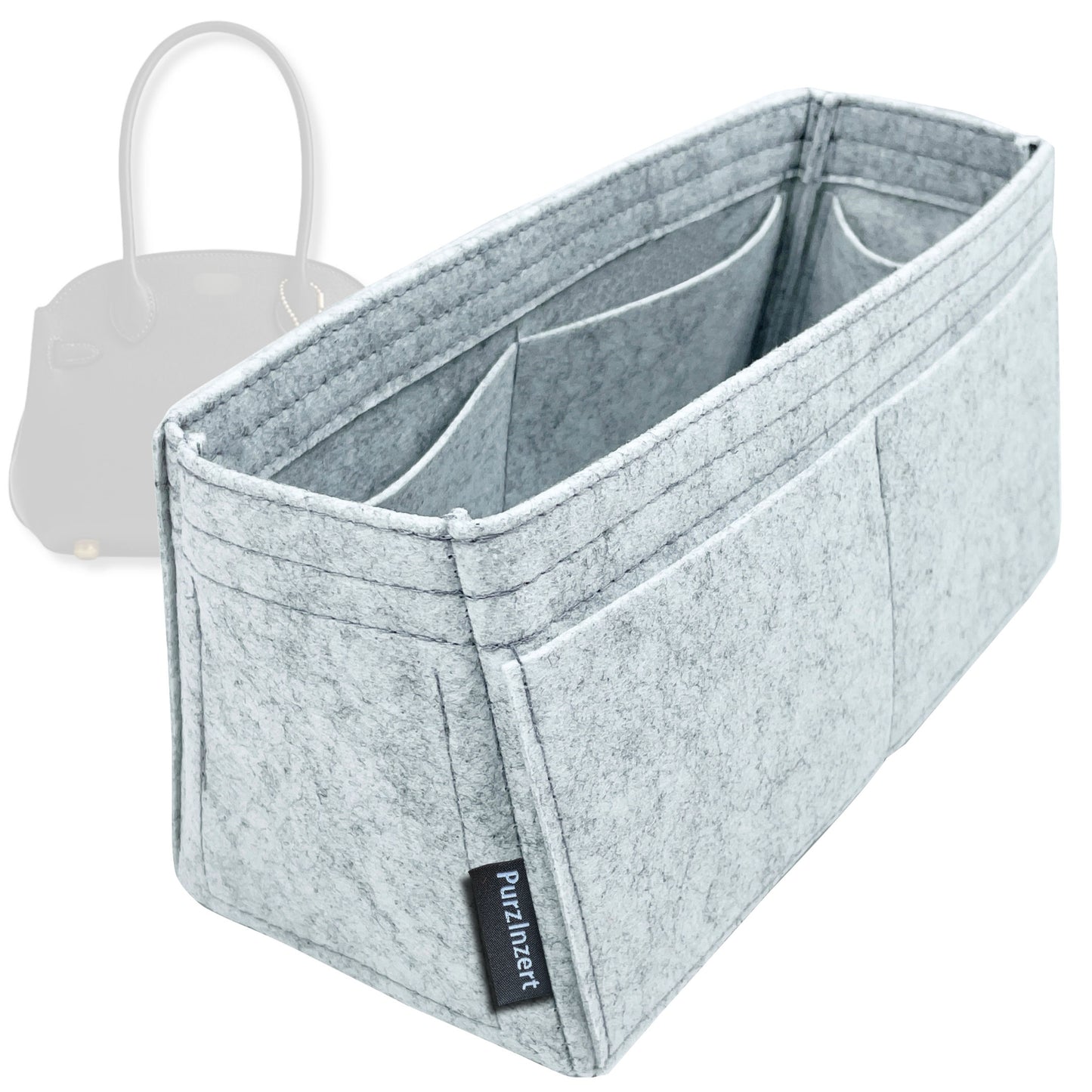 Bag Insert for (Coach, Soft Empire Carryall 21) Organizer Tote Purse Organiser Liner Shaper [Premium Felt Material]