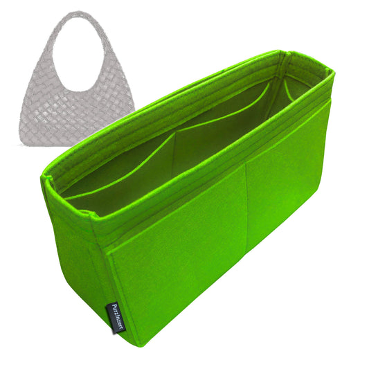 Bag Insert for (Bottega Veneta, Small Campana) Organizer Tote Purse Organiser Liner Shaper [Premium Felt Material]