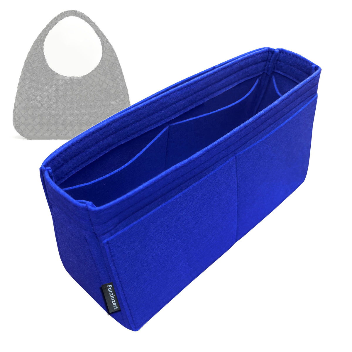 Bag Insert for (Bottega Veneta, Regular Campana 33cm) Organizer Tote Purse Organiser Liner Shaper [Premium Felt Material]