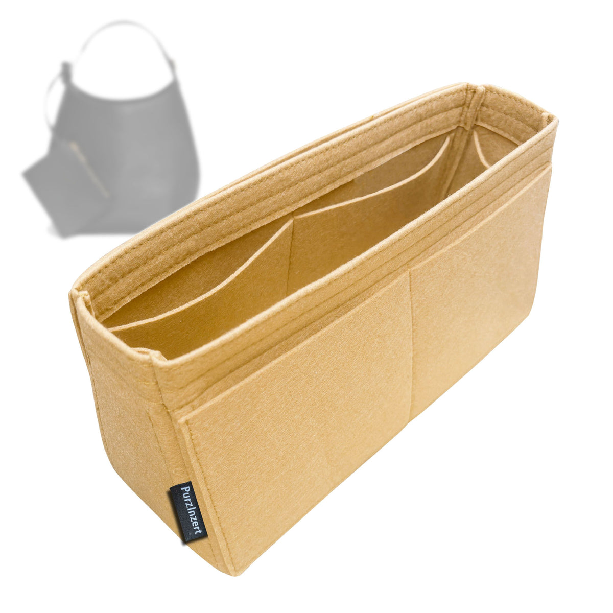 Bag Insert for (Celine, SMALL HOBO) Organizer Tote Purse Organiser Liner Shaper [Premium Felt Material]