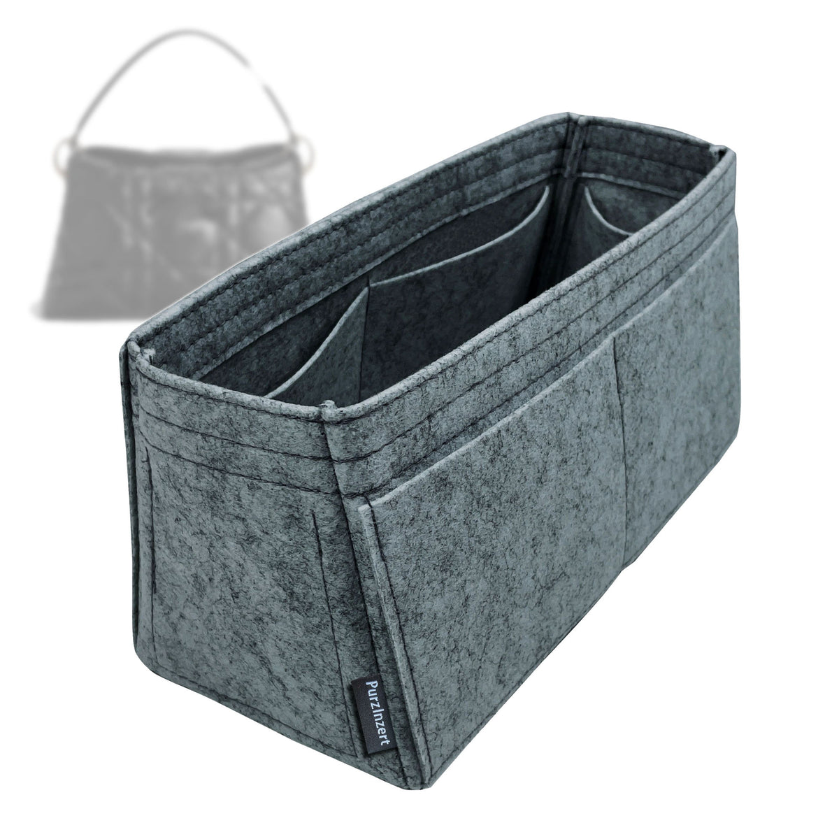 Bag Insert for (Dior, Adiorable Top Handle Mini Bag) Organizer Tote Purse Organiser Liner Shaper [Premium Felt Material]