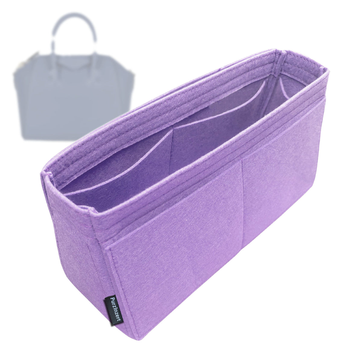 Bag Insert for (Givenchy, Mini Antigona) Organizer Tote Purse Organiser Liner Shaper [Premium Felt Material]
