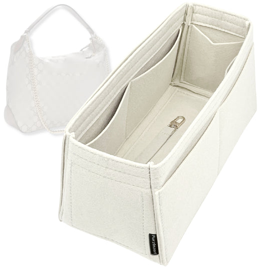 Bag Insert for (Gucci, GG Supreme Large Hobo) Organizer Tote Purse Organiser Liner Shaper [Premium Felt Material]