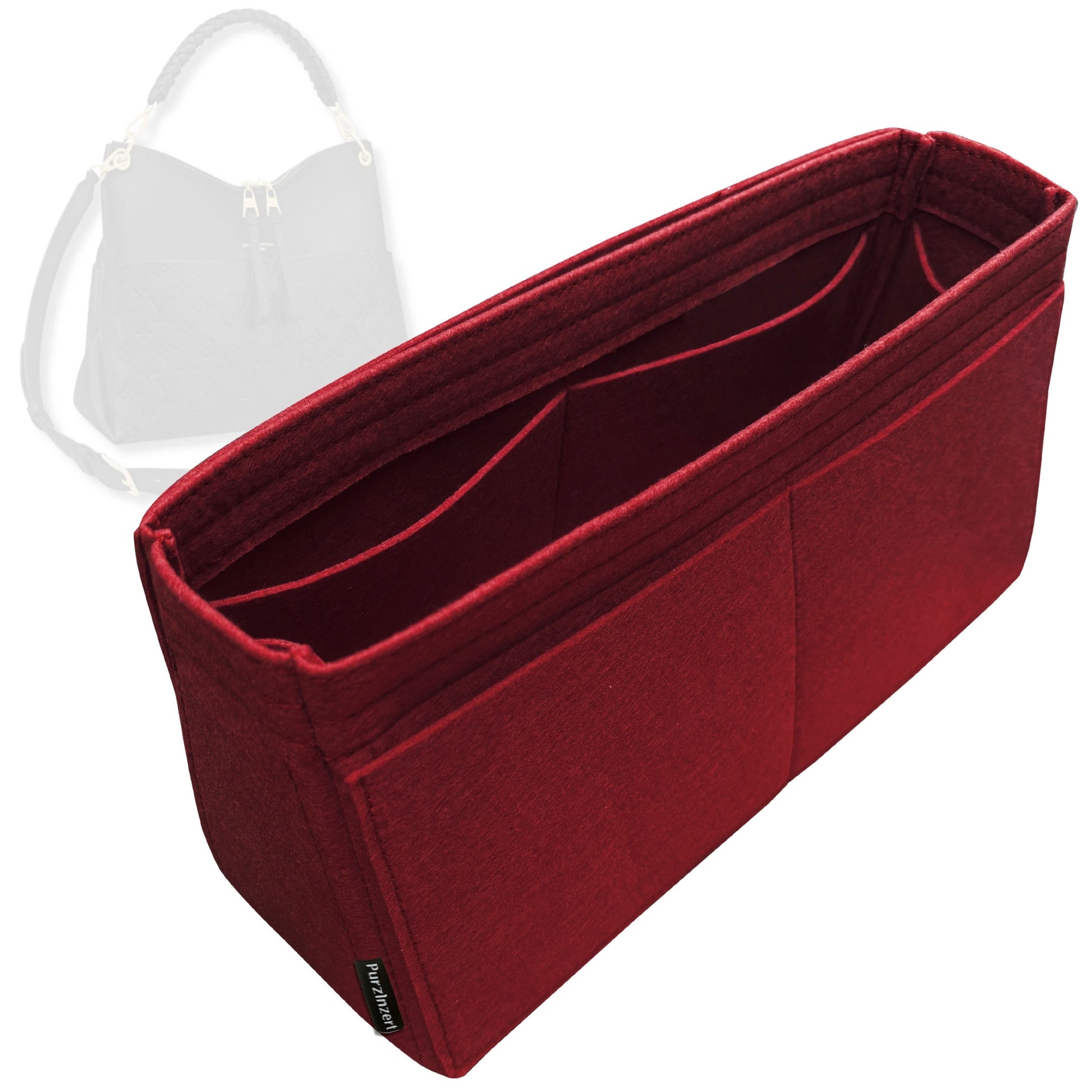 Bag Insert for (LV, Maida Hobo) Organizer Tote Purse Organiser Liner Shaper [Premium Felt Material]