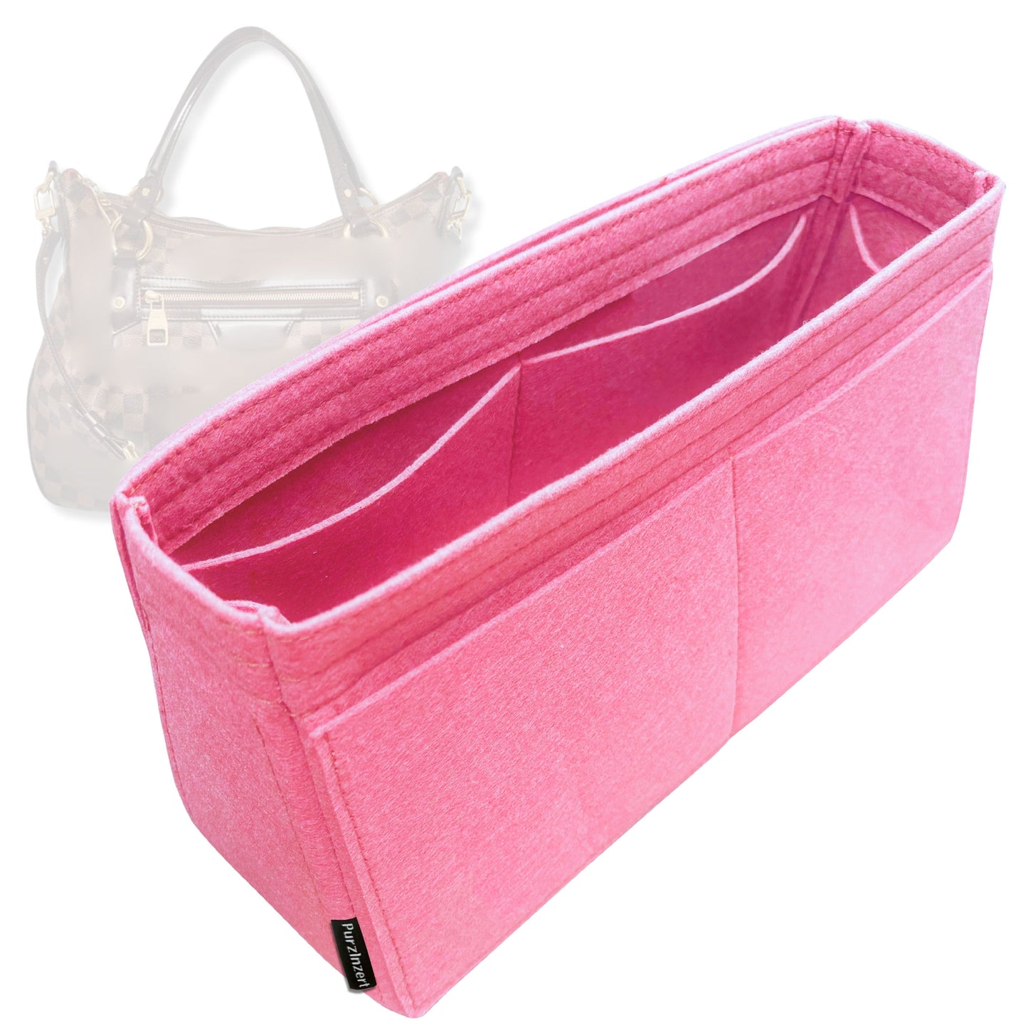 Bag Insert for (LV, Evora GM (Large)) Organizer Tote Purse Organiser Liner Shaper [Premium Felt Material]