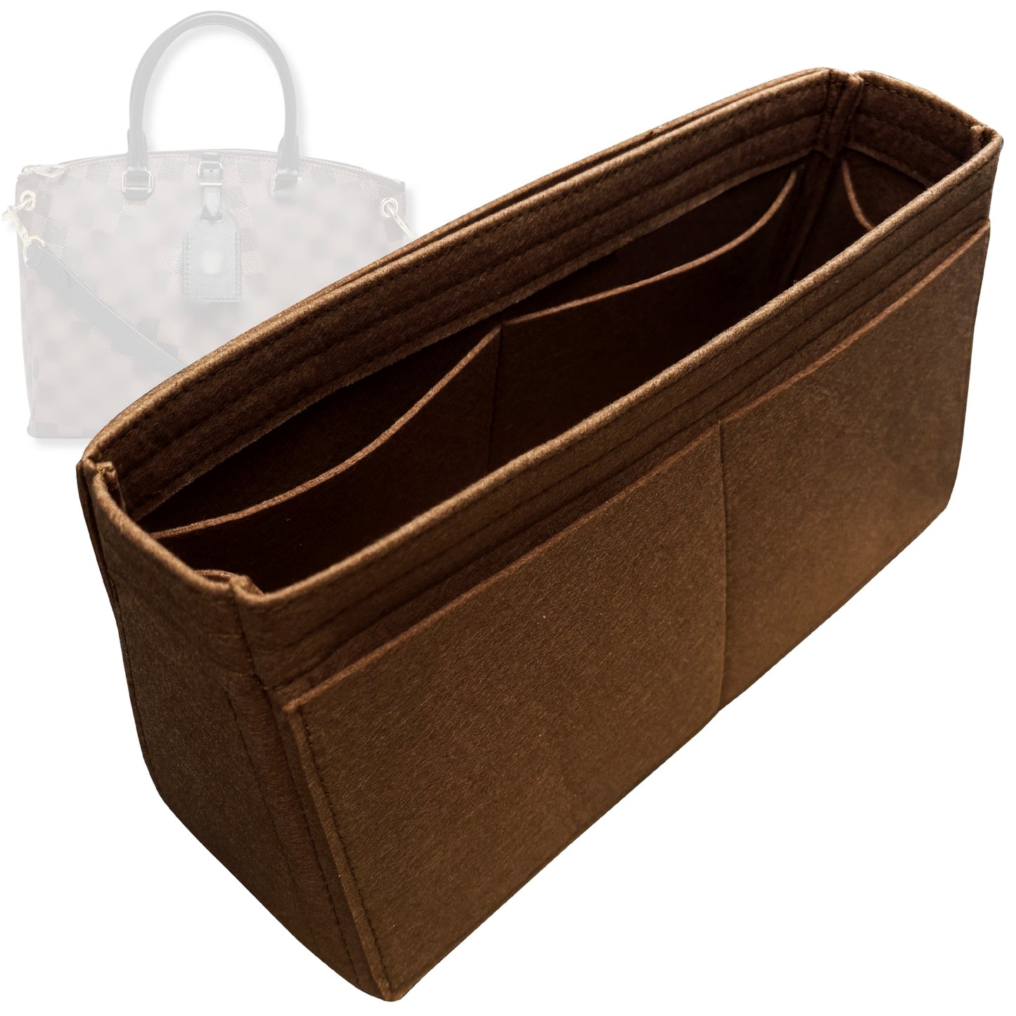Bag Insert for (LV, Odeon Tote PM (Small)) Organizer Tote Purse Organiser Liner Shaper [Premium Felt Material]