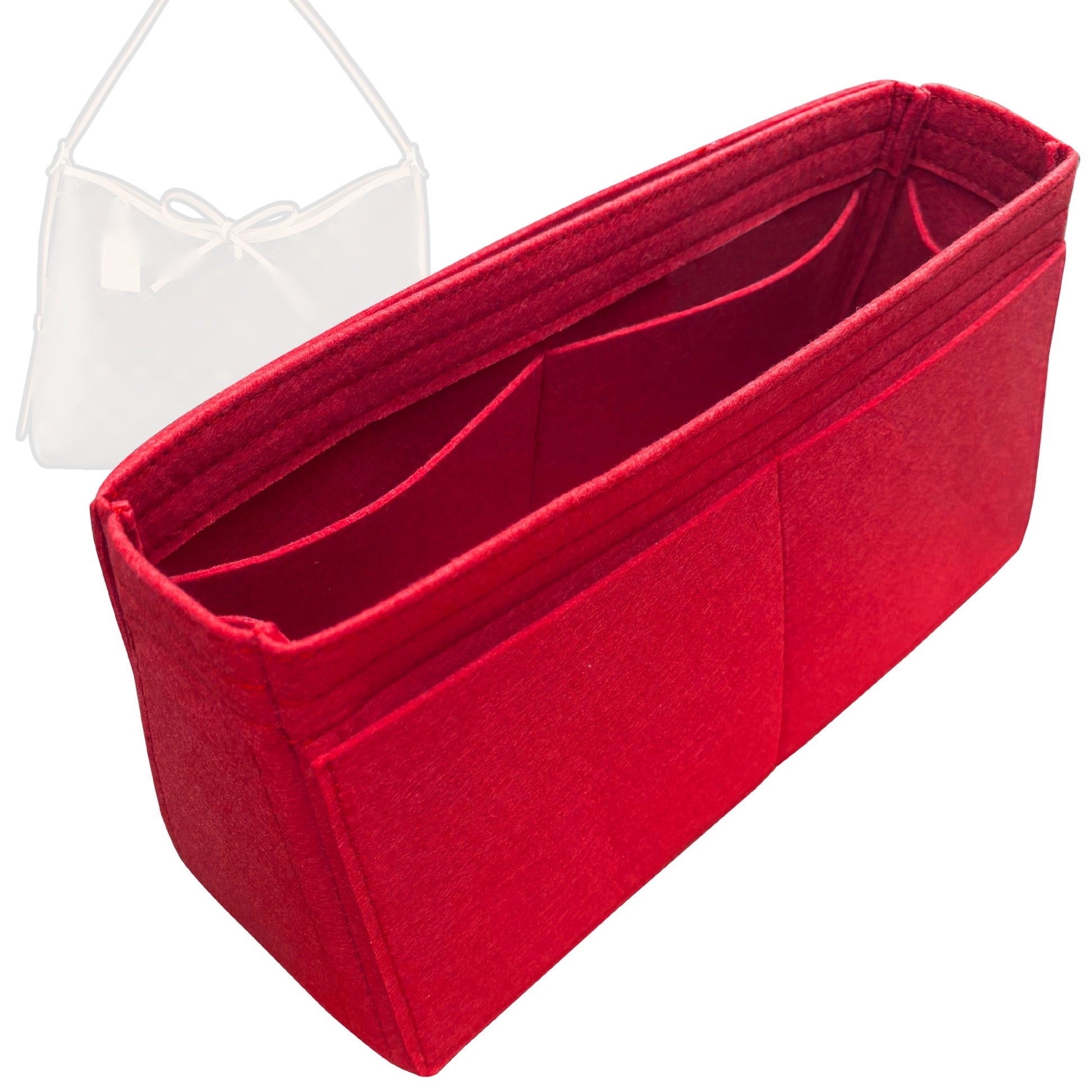 Bag Insert for (LV, CarryAll PM) Organizer Tote Purse Organiser Liner Shaper [Premium Felt Material]