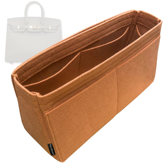 Bag Insert for (Hermes, Birkin 30) Organizer Tote Purse Organiser Liner Shaper [Premium Felt Material]