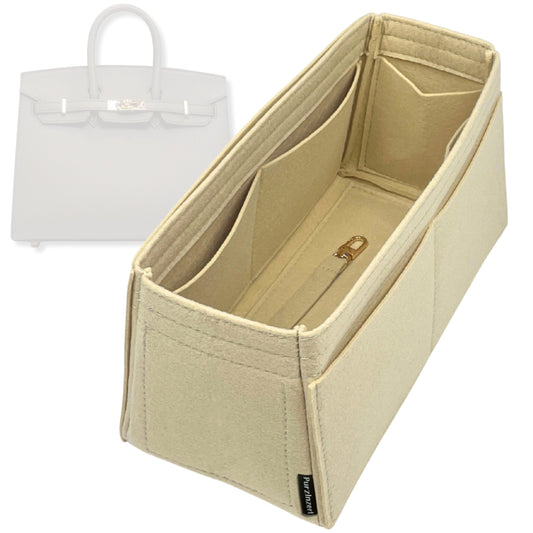 Bag Insert for (Hermes, Birkin 50) Organizer Tote Purse Organiser Liner Shaper [Premium Felt Material]