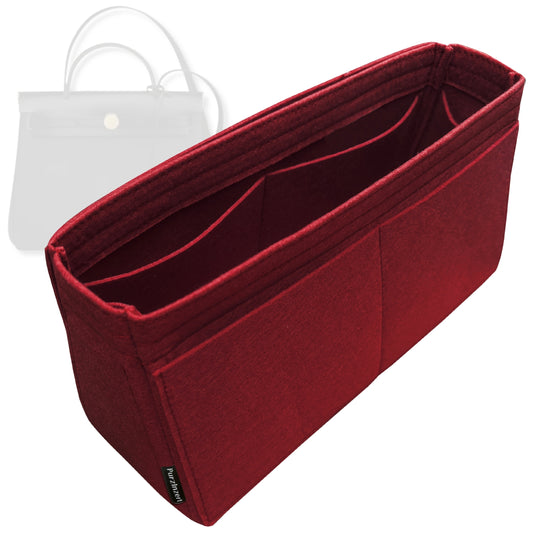 Bag Insert for (Hermes, Herbag Zip 39) Organizer Tote Purse Organiser Liner Shaper [Premium Felt Material]