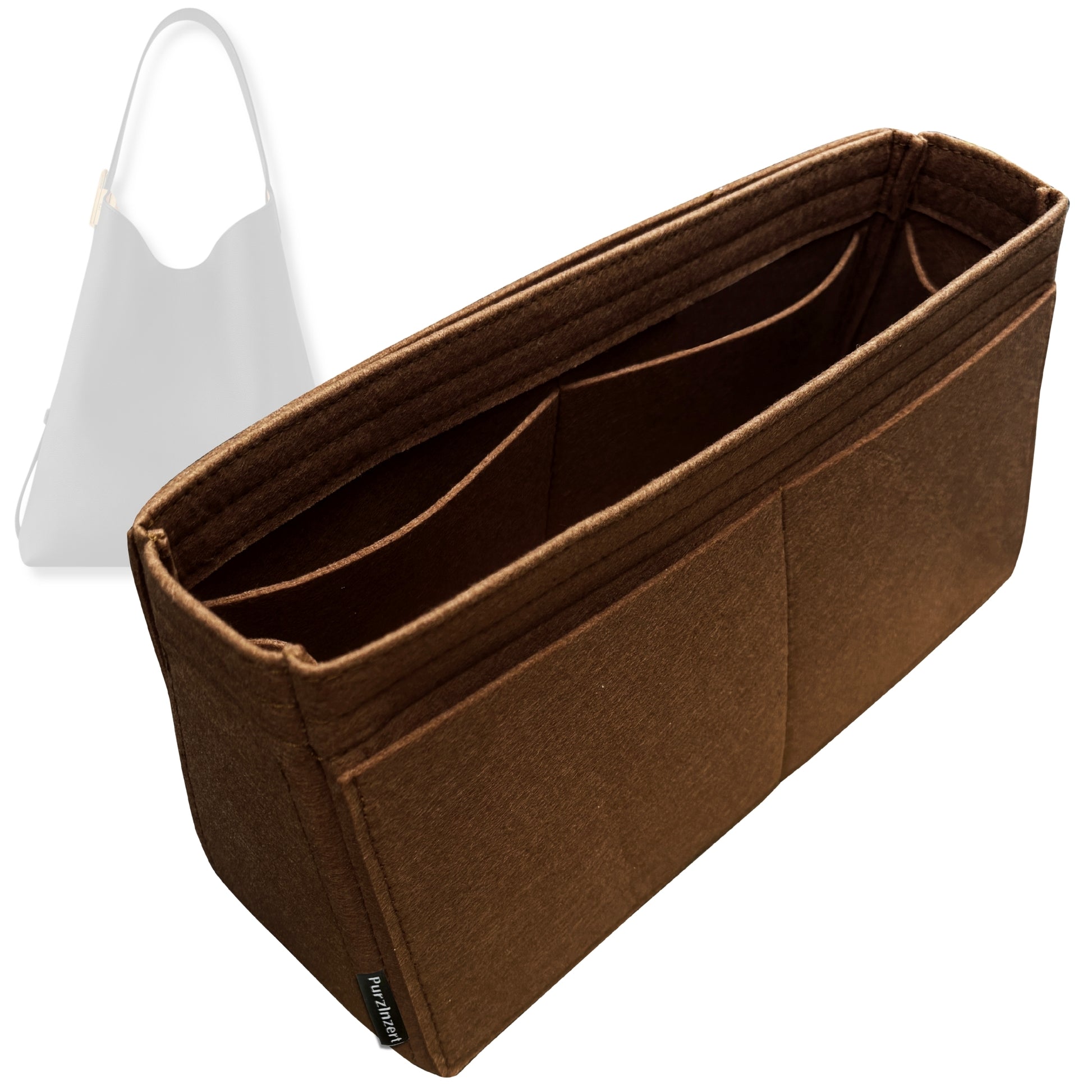 Bag Insert for (LV, Low Key Hobo PM (Small)) Organizer Tote Purse Organiser Liner Shaper [Premium Felt Material]