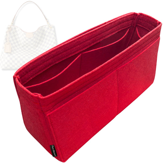 Bag Insert for (LV, Graceful PM (Small)) Organizer Tote Purse Organiser Liner Shaper [Premium Felt Material]