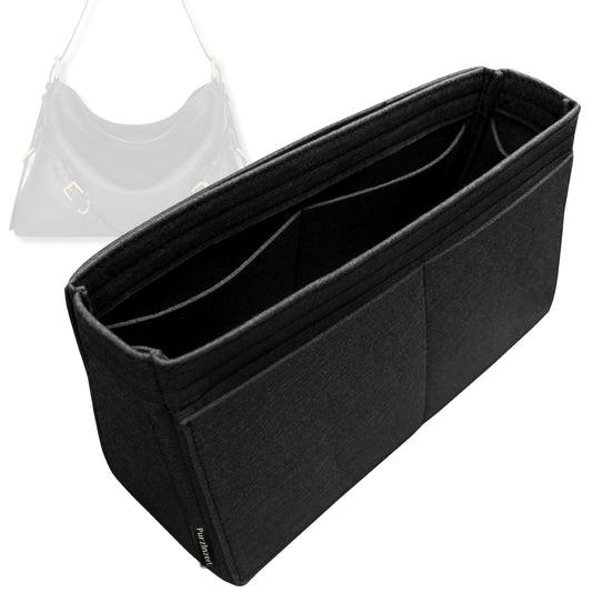 Bag Insert for (Givenchy, Medium Voyou bag in leather) Organizer Tote Purse Organiser Liner Shaper [Premium Felt Material]