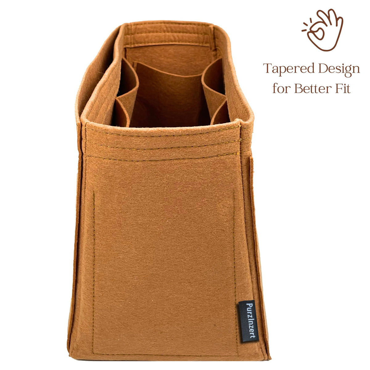 Bag Insert for (Loro Piana, Medium Needle bag) Organizer of Felt Fabric