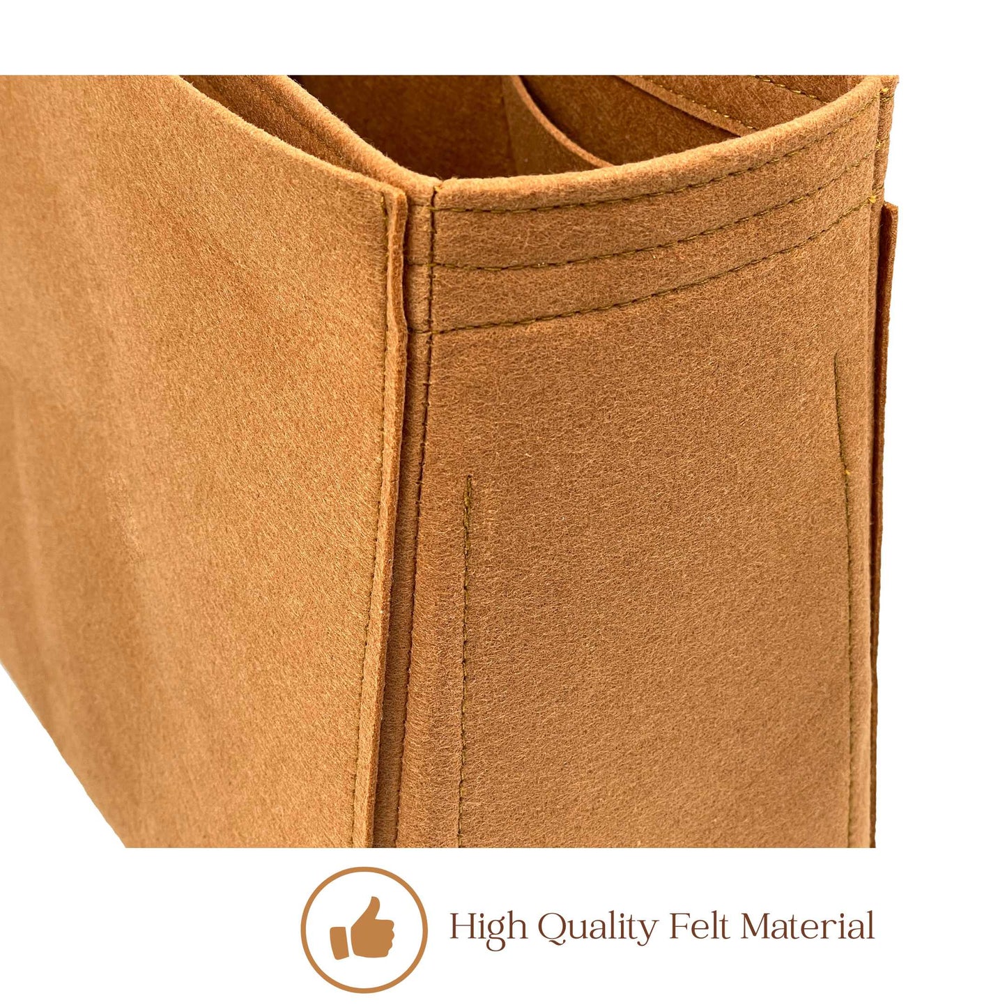 Bag Insert for (Coach, Soft Empire Carryall 28) Organizer of Felt Fabric