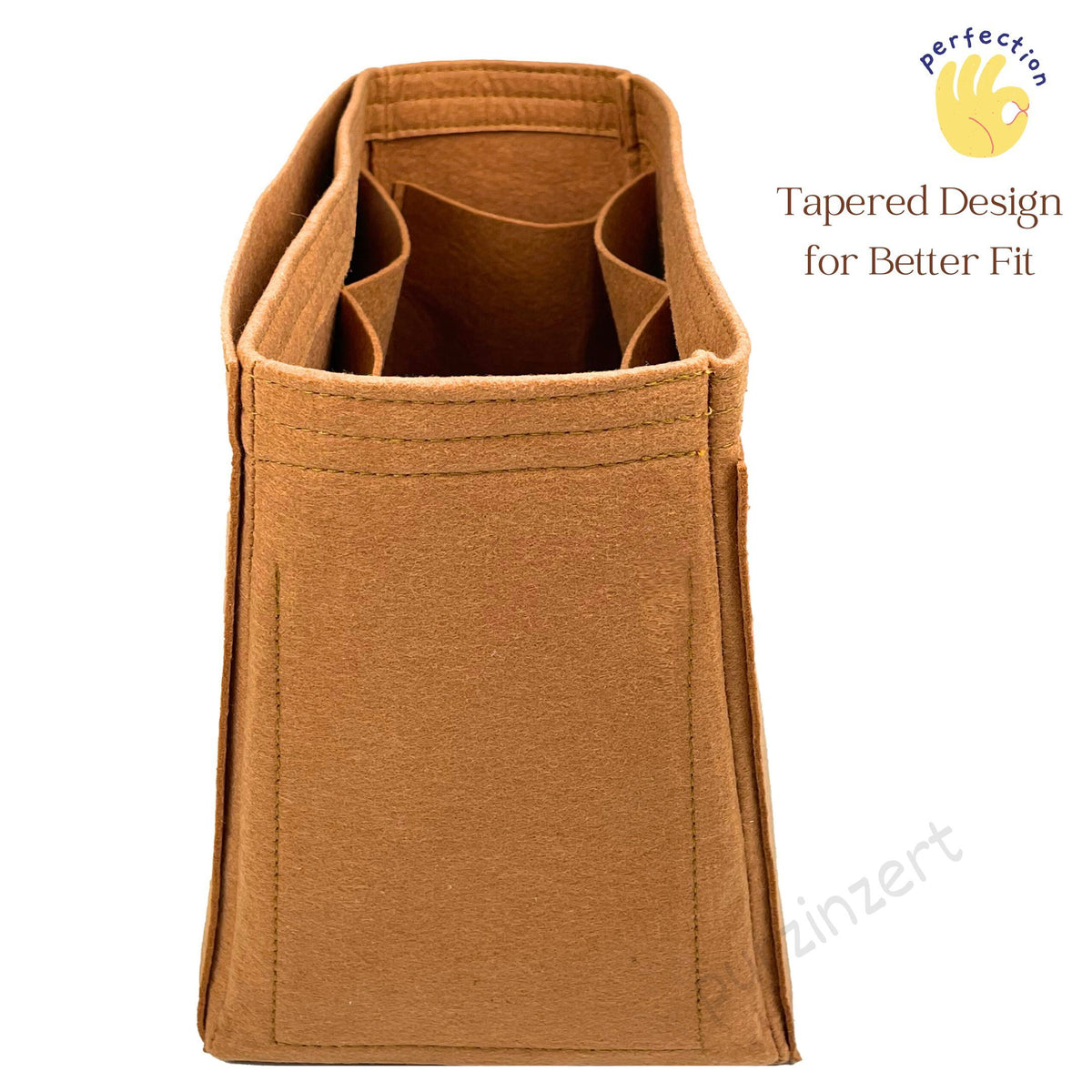 Bag Insert for (Mansur Gavriel, Maxi Candy Hobo) Organizer of Felt Fabric