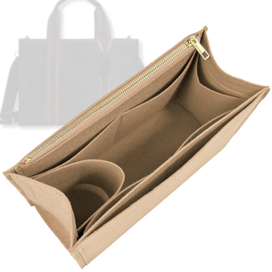 Bag Insert for (Coach, Smith Tote Bag 42) Organizer Tote Purse Organiser Liner Shaper [Premium Felt Material]