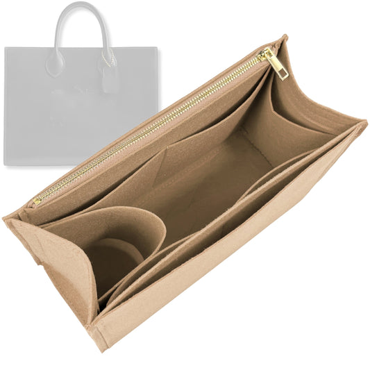 Bag Insert for (Coach, Ace Tote 26) Organizer Tote Purse Organiser Liner Shaper [Premium Felt Material]