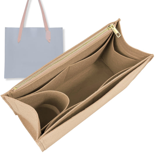 Bag Insert for (Coach, Relay Tote 42cm) Organizer Tote Purse Organiser Liner Shaper [Premium Felt Material]