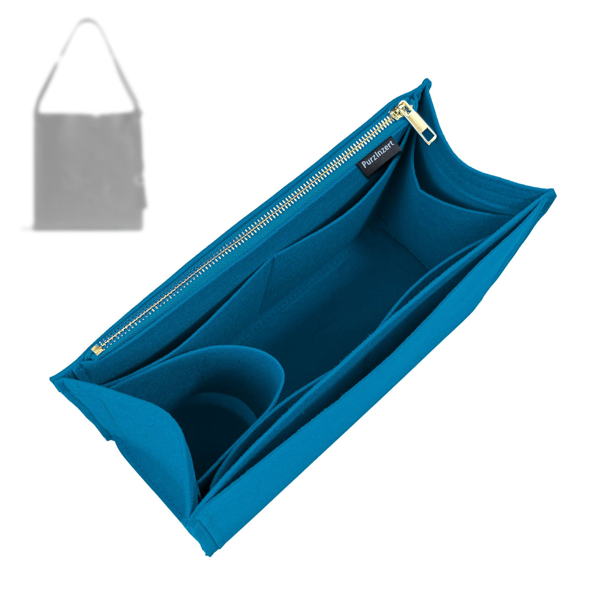 Bag Insert for (Bottega Veneta, Corriere) Organizer Tote Purse Organiser Liner Shaper [Premium Felt Material]
