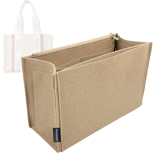Bag Insert for (Chloe, Medium Woody Tote) Organizer Tote Purse Organiser Liner Shaper [Premium Felt Material]
