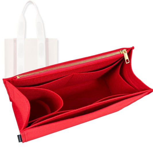 Bag Insert for (Chloe, Large Woody Tote) Organizer Tote Purse Organiser Liner Shaper [Premium Felt Material]